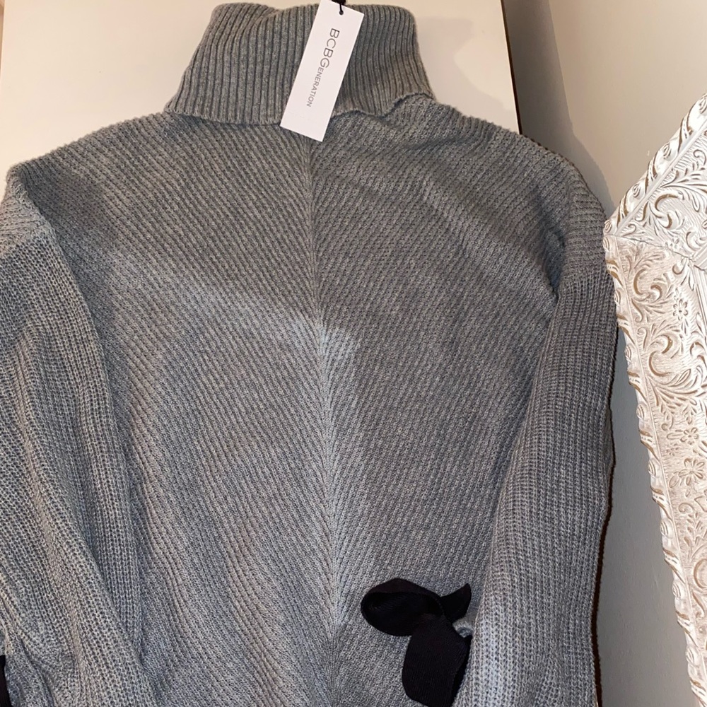 BCBGeneration Grey Turtleneck Sweater